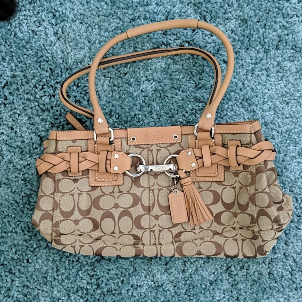 Brown Coach bag